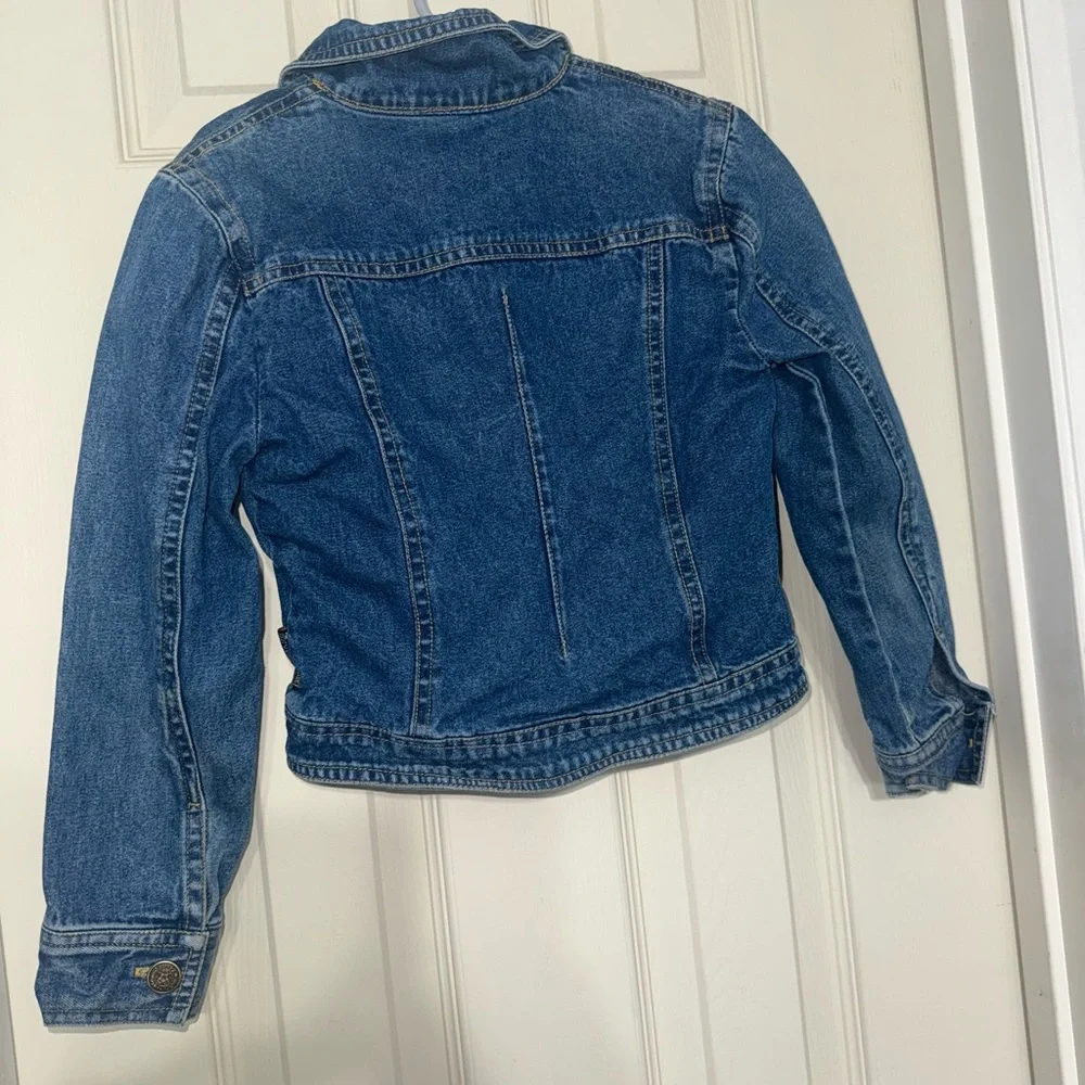 Vintage Y2K Mary Kate & Ashley Zip Up Jean Jacket Girl’s size 6